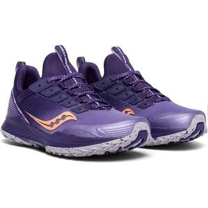 Saucony Mad River TR Womens Trail Running Shoes Purple Orange S10521-37 Size 9